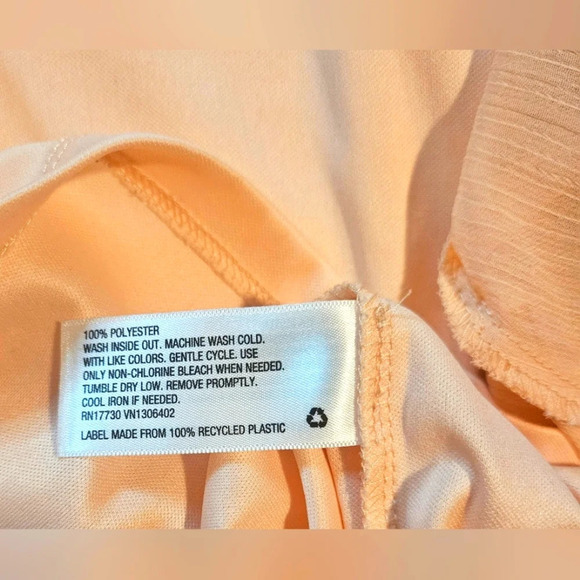 Xhilaration Romantic Peach Layered Chiffon Mini Dress - Picture 6 of 7